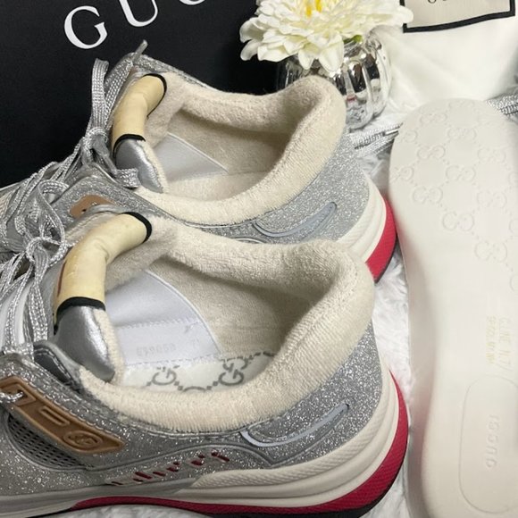 GUCCI ULTRA PACE LOW TOP SNEAKERS - Authentic - Picture 11 of 14